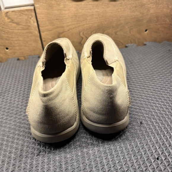 Crocs Santa Cruz Mens Size 9 Casual Loafer Slip On Brown Canvas shoes 202056 - Picture 4 of 6